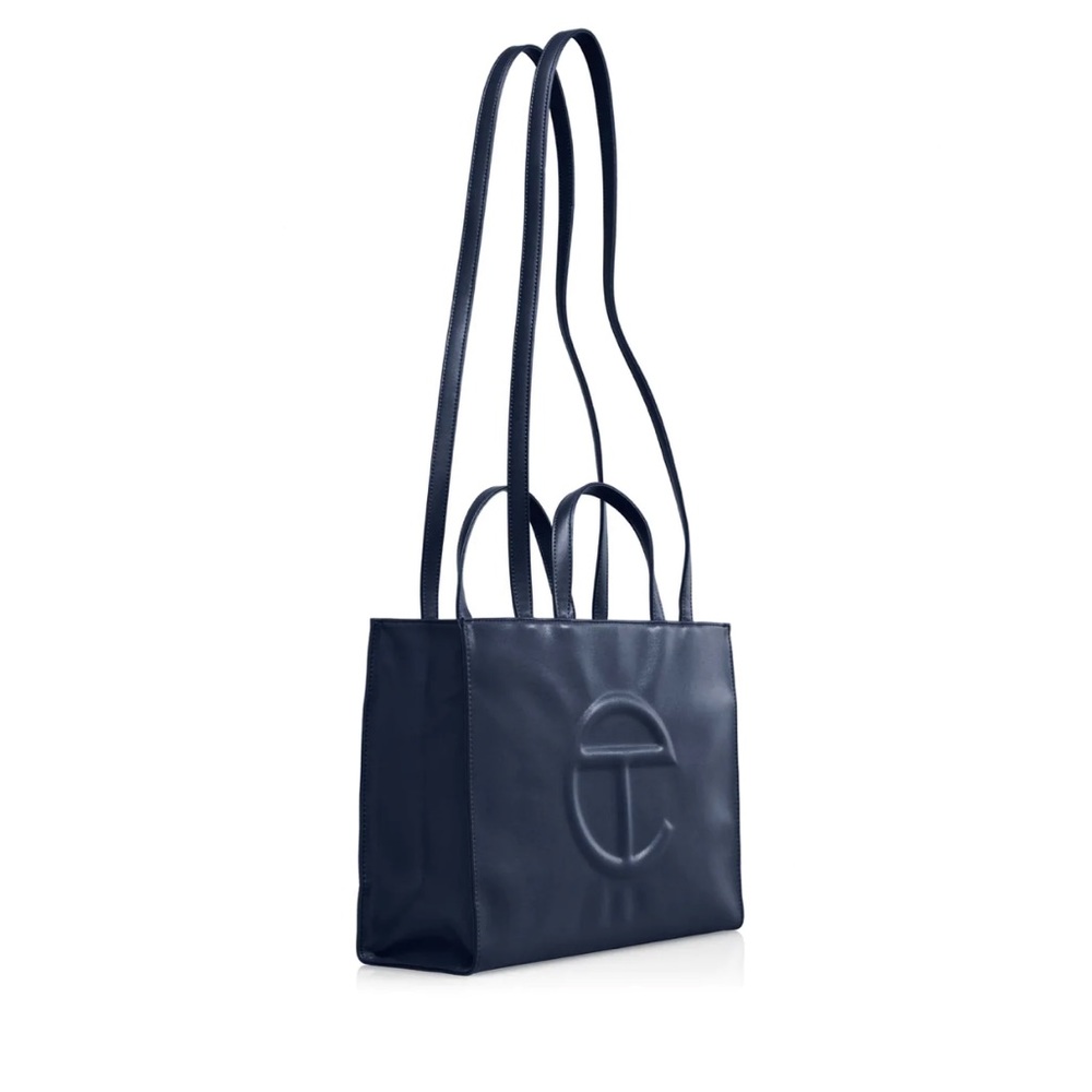 Telfar Medium Shopping Bag in Navy